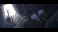 Yanagi leads the Oni with Naginata in her hands out of safety and ends the war (Image via HoYoverse)